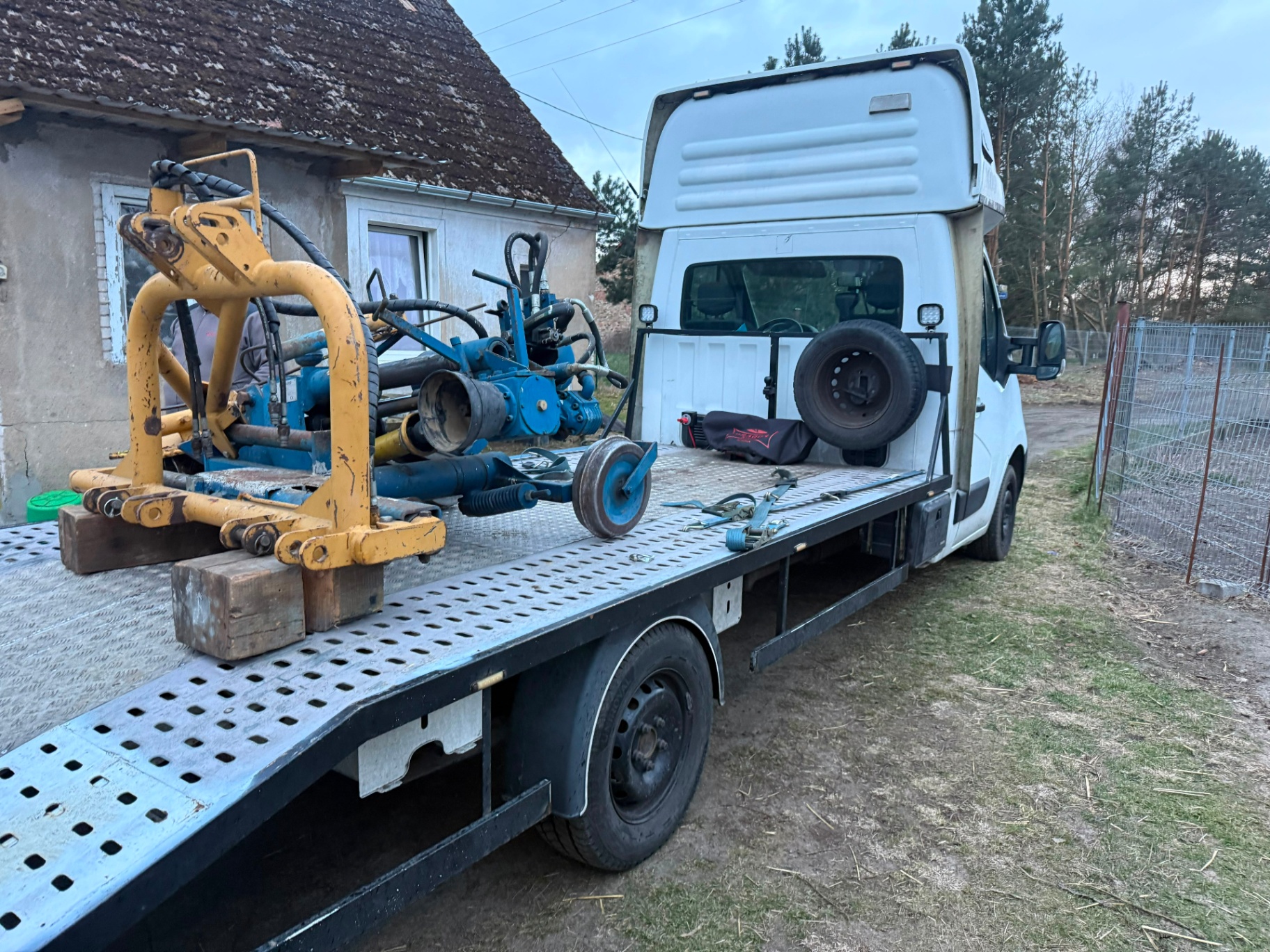 Transport maszyn budowlanych
