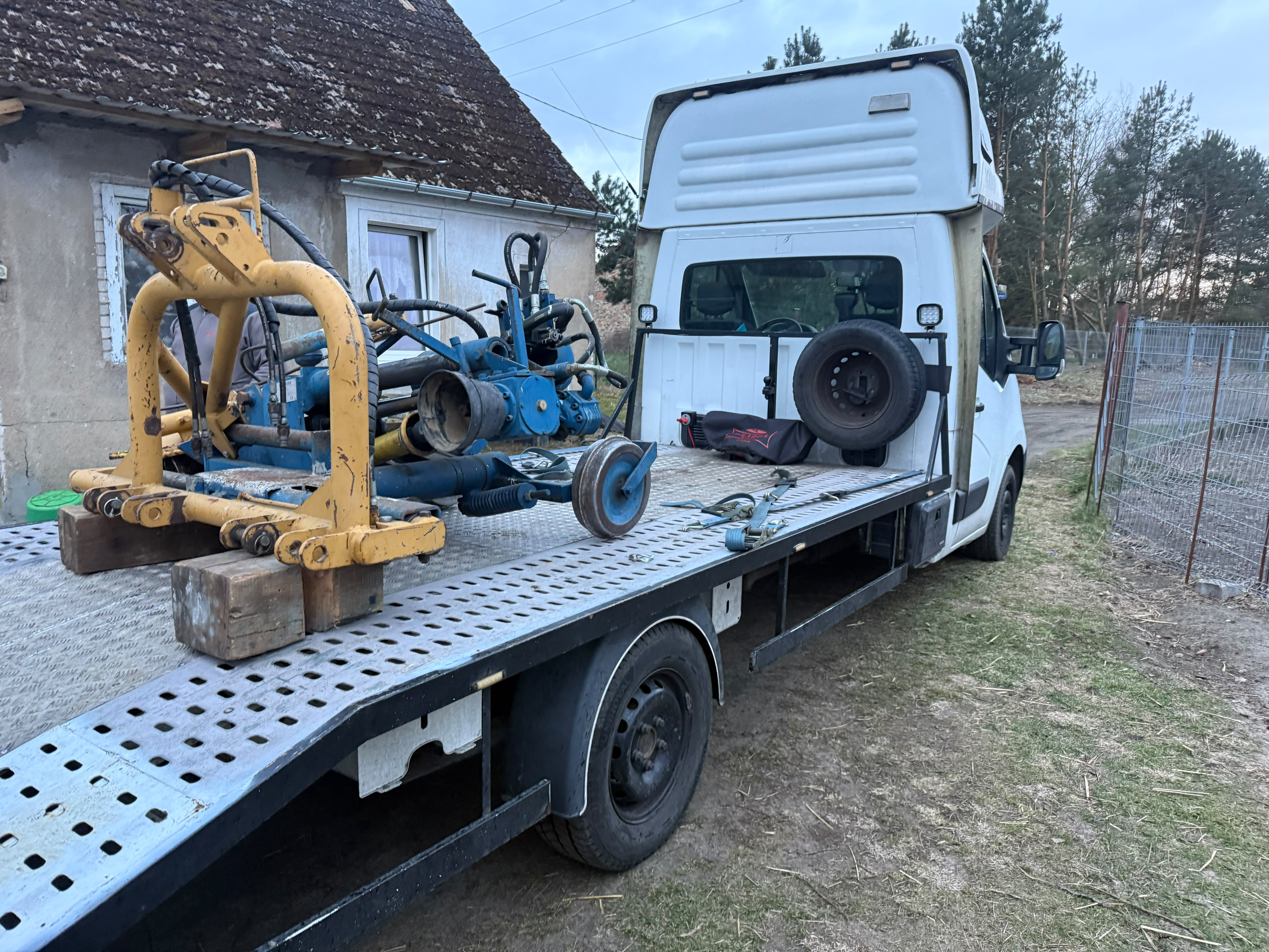 Transport maszyn budowlanych